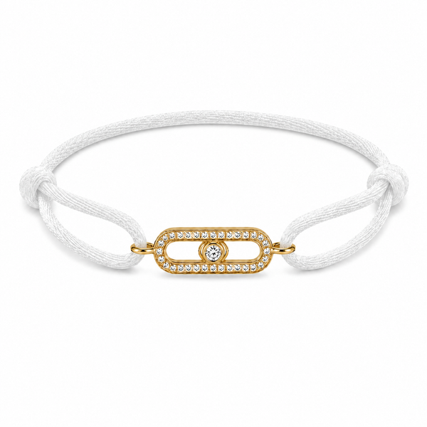Pearl Crystal Link Bracelet