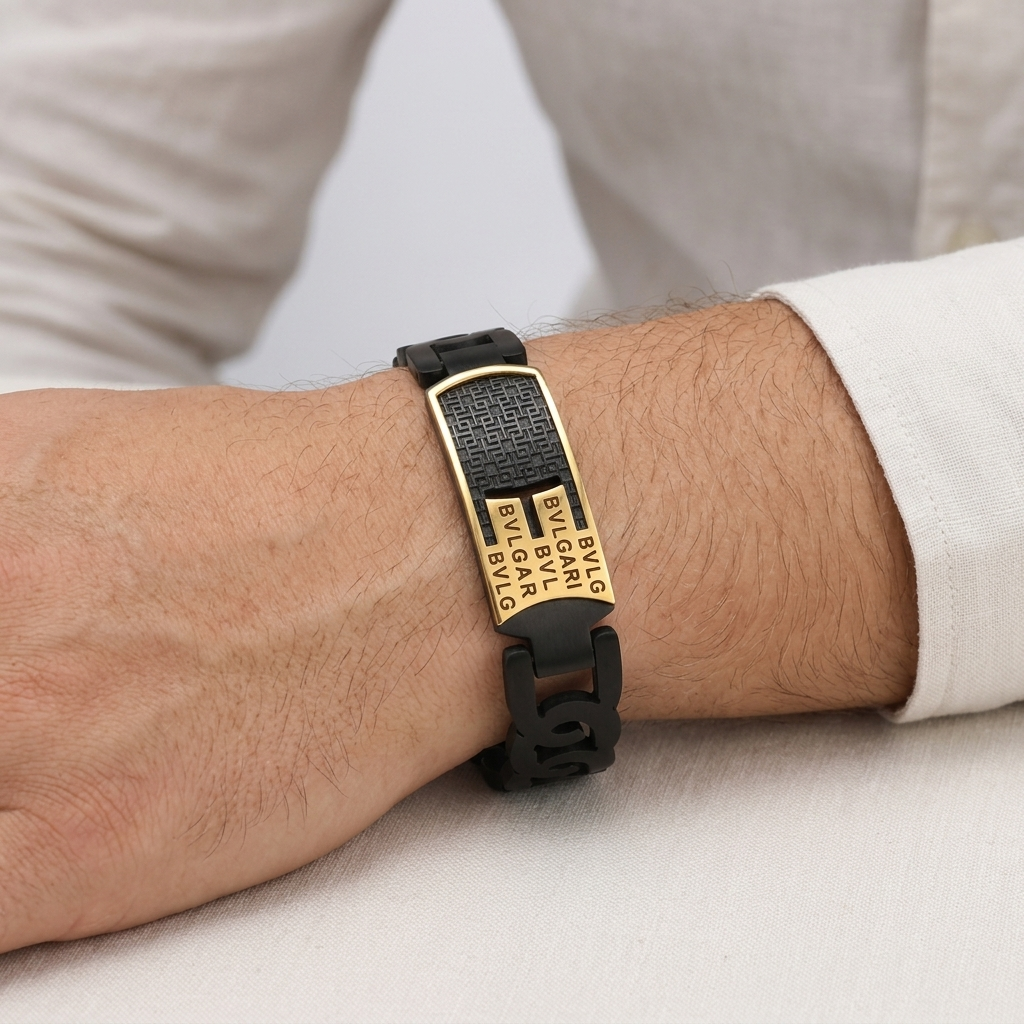 Roma Noir Men’s Bracelet