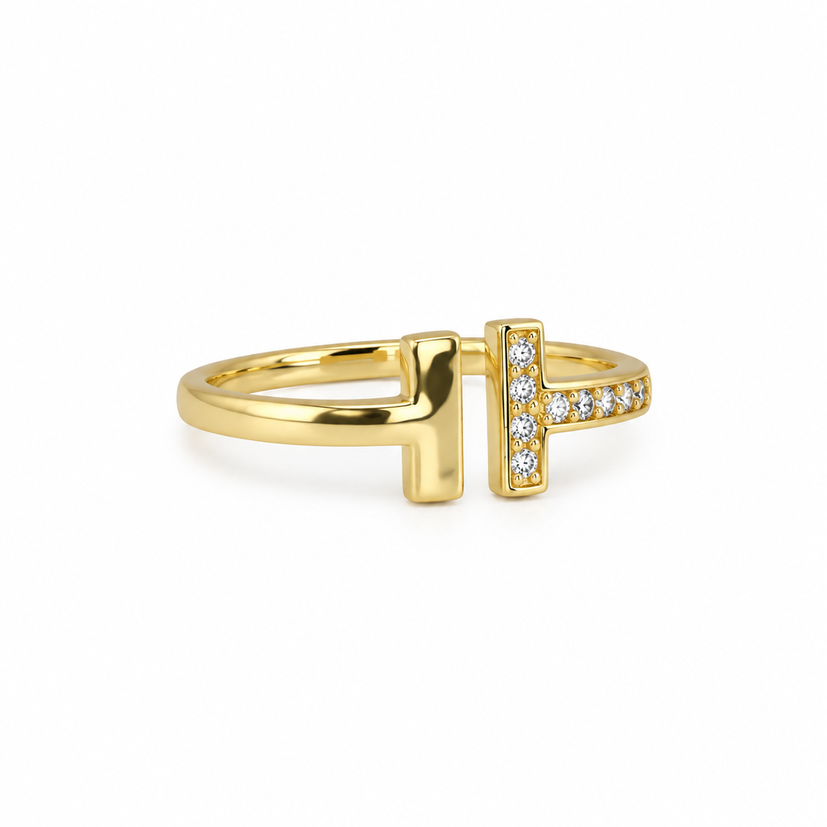 T-Luxe Zircon Open Ring