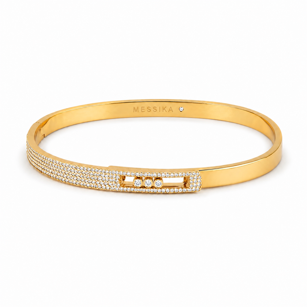 Lumière Floating Zircon Cuff – Luxe Edition