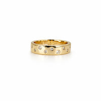 Starlight Band Gold Ring