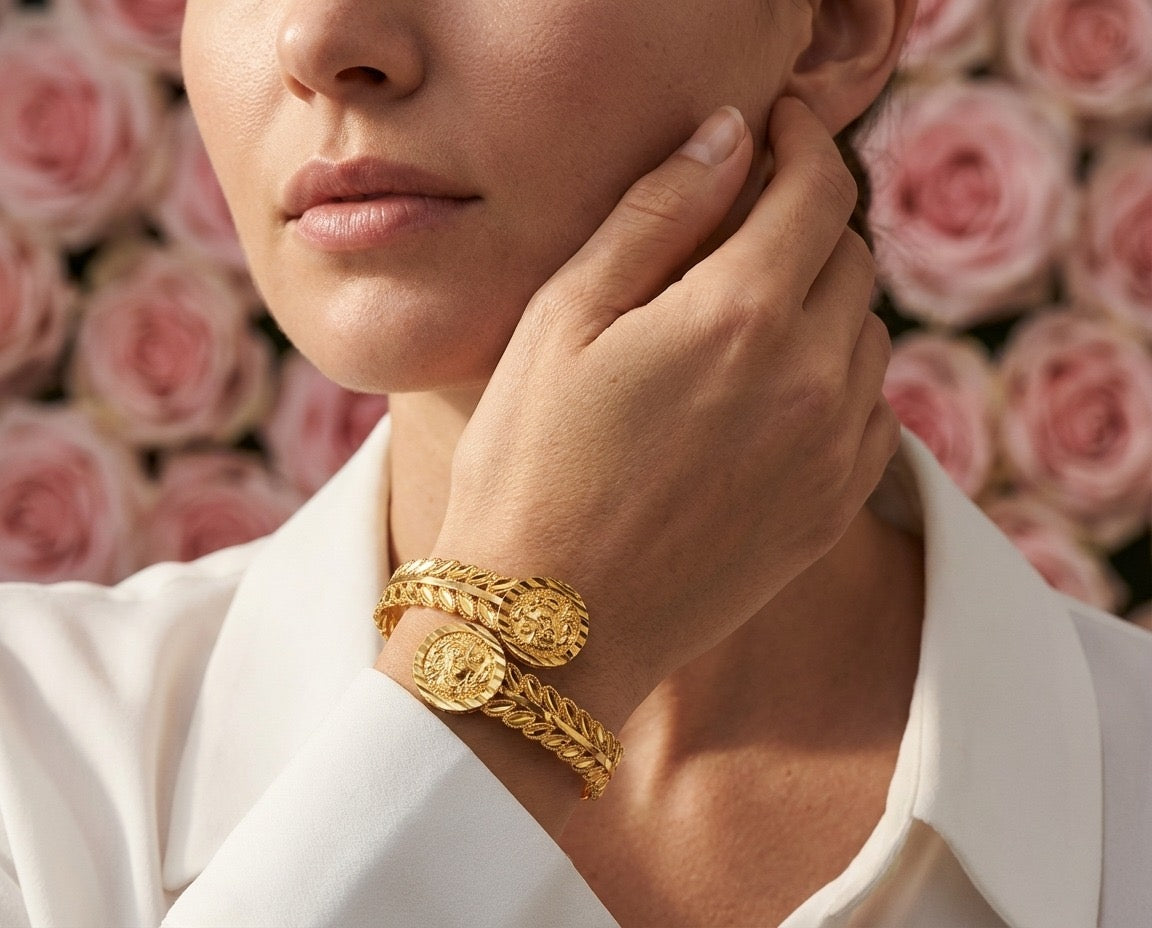Valencia Coin Twist Bangle