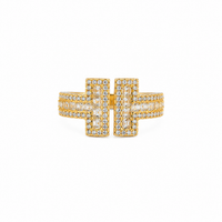 Royal Double Bar Adjustable Ring