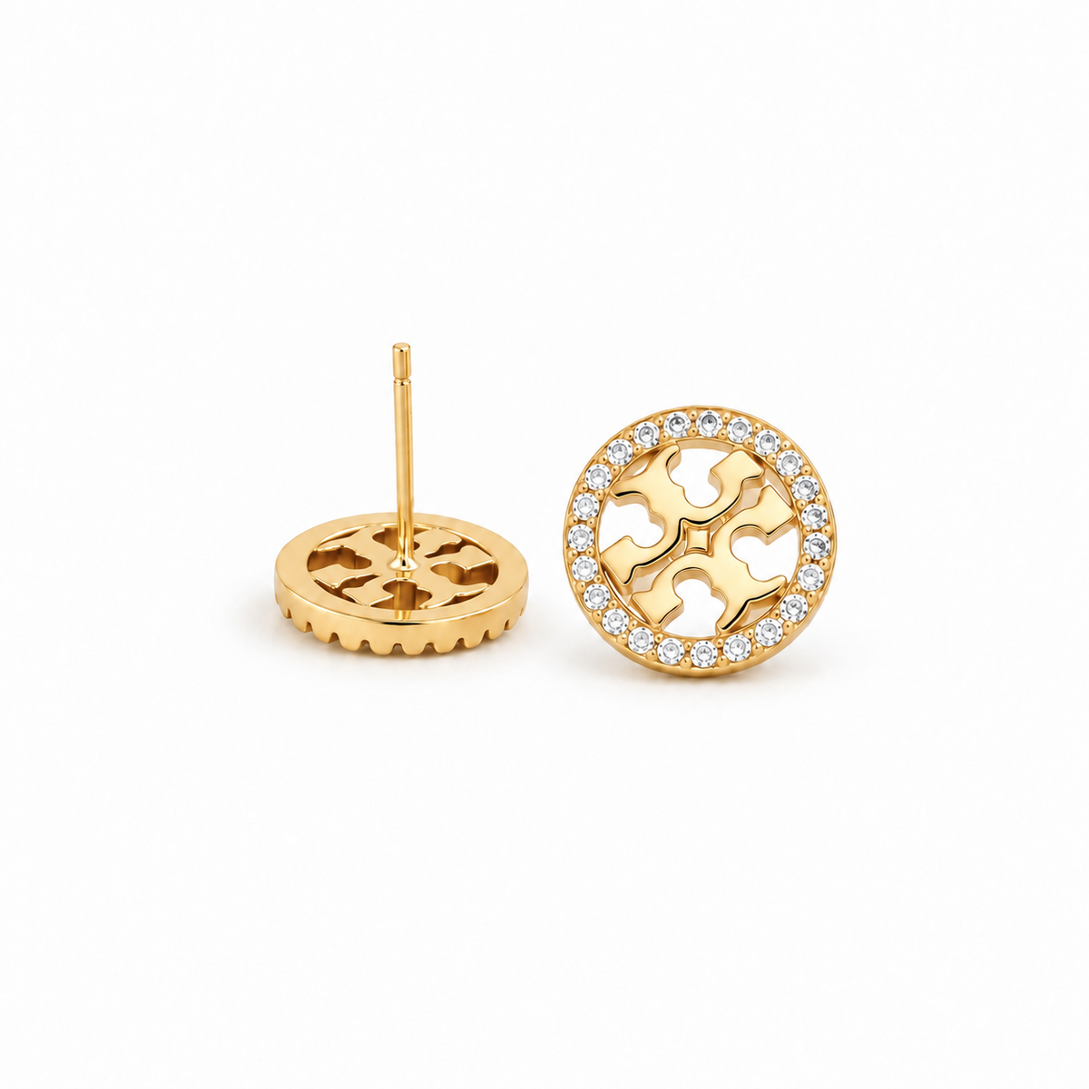Classic Medallion Stud Earrings