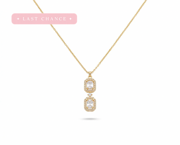 Radiant Double Drop Necklace