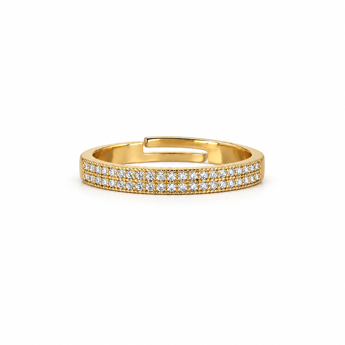 Éclat Crystal Band Ring
