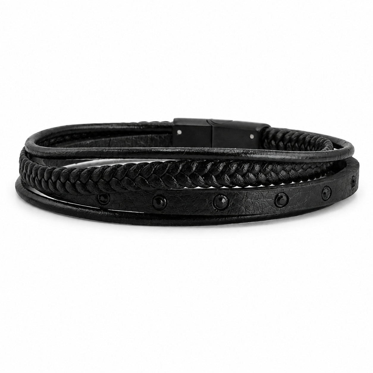 Noir Layered Men’s Bracelet