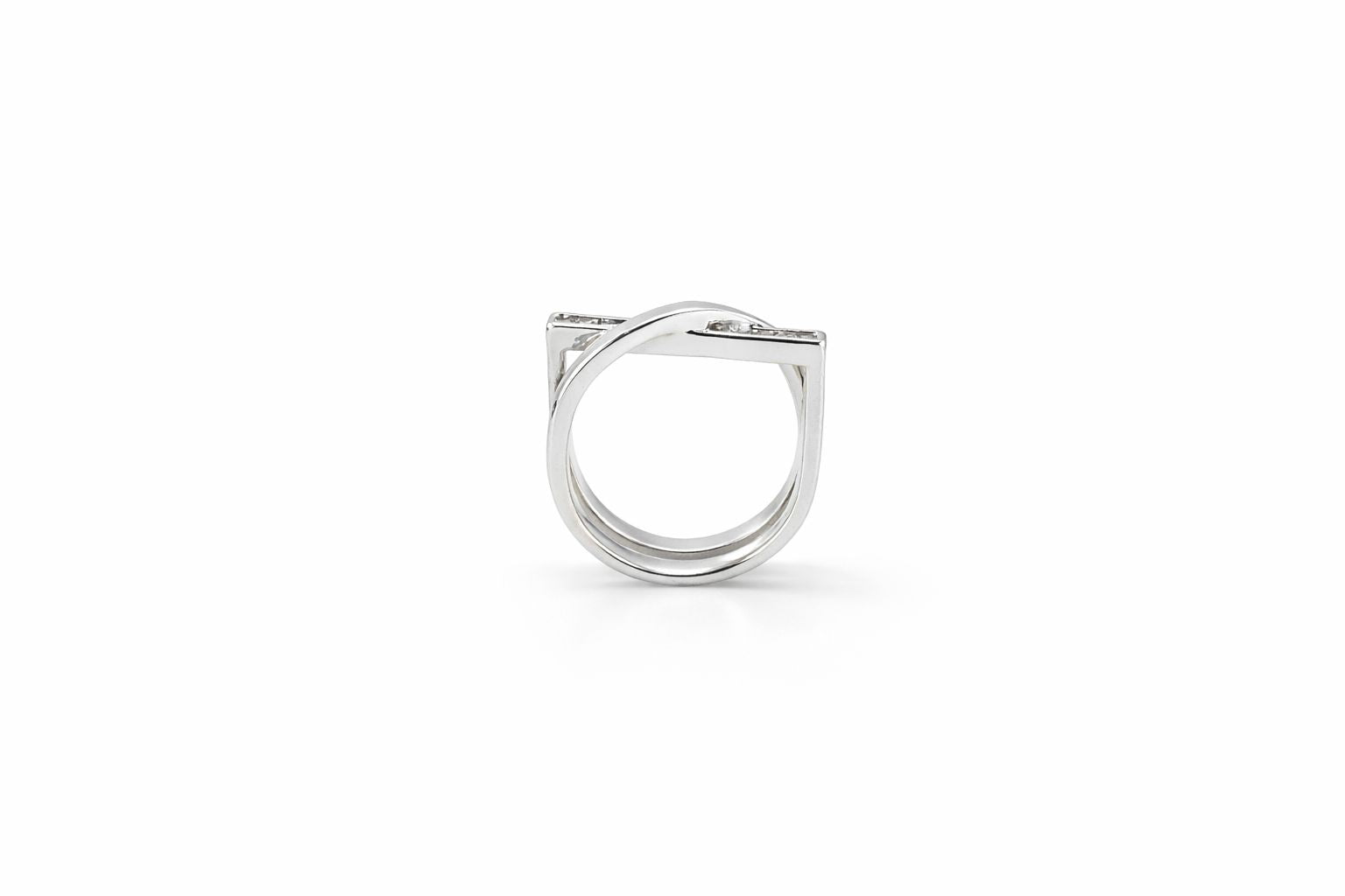 Silver Infinity Sparkle Ring