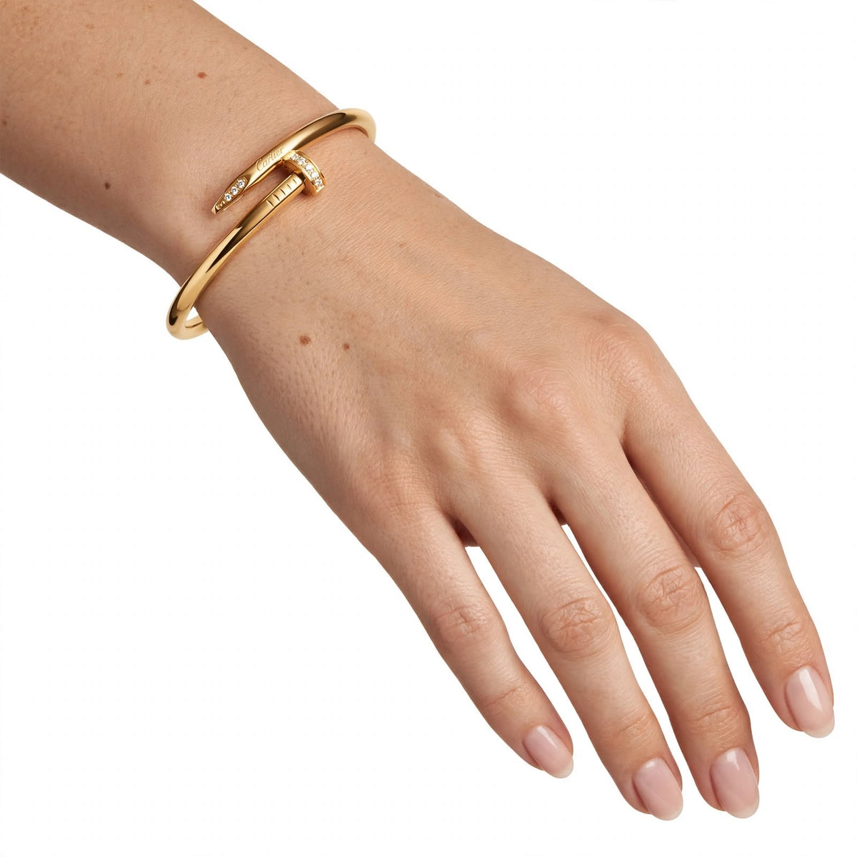 Signature Edition Gold Zircon Nail Bangle
