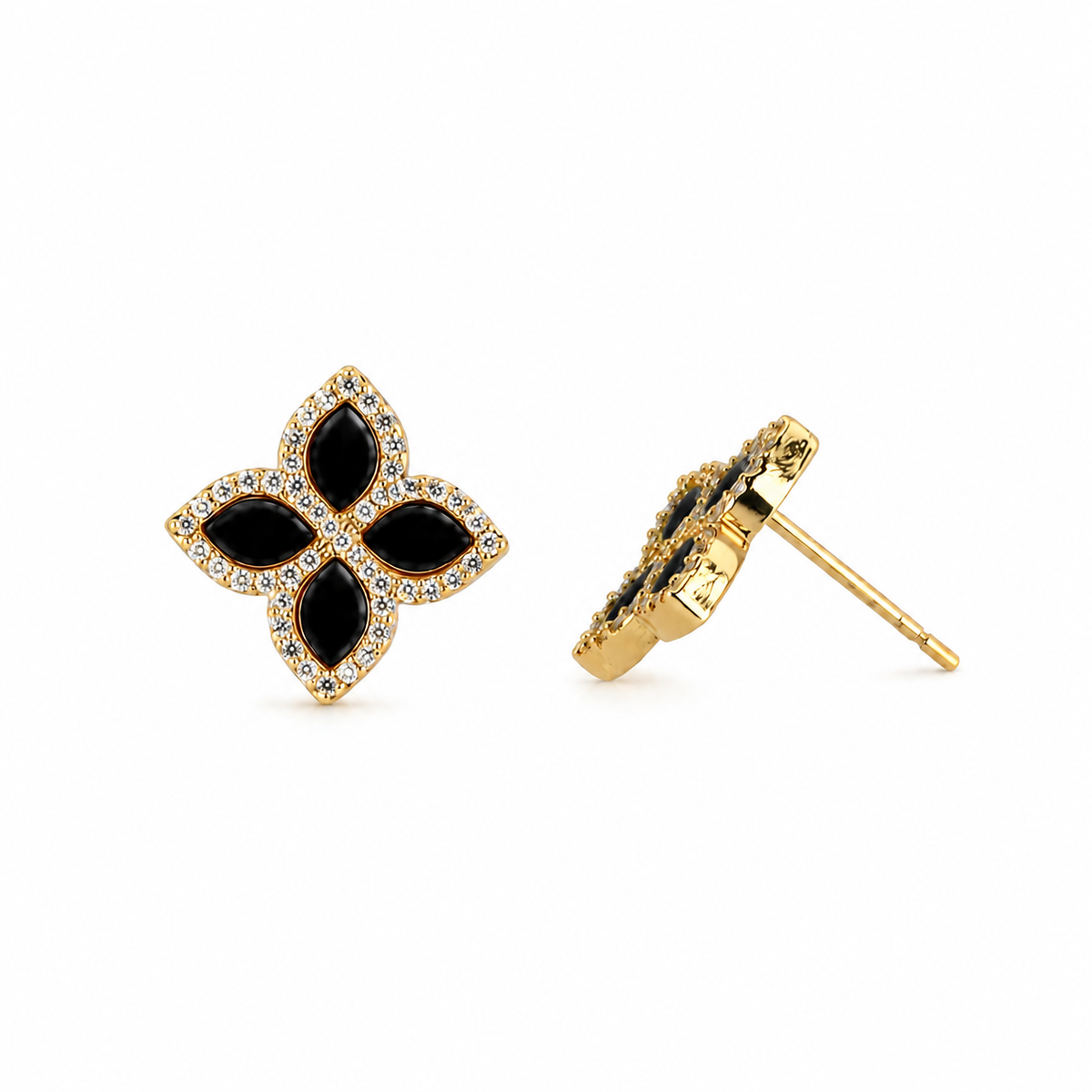 Noir Clover Jewelry Set