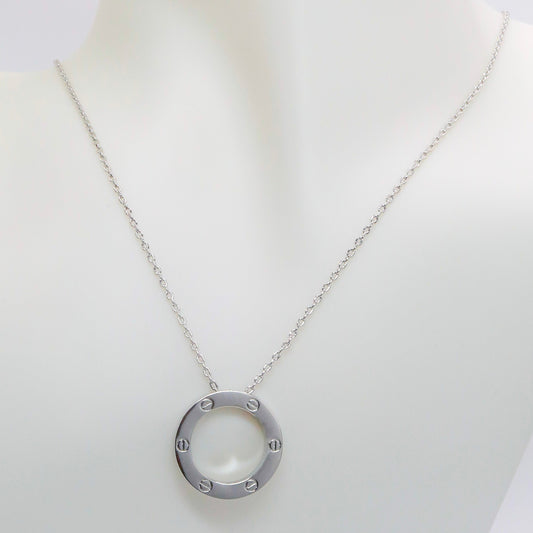 Silver Timeless Loop Necklace