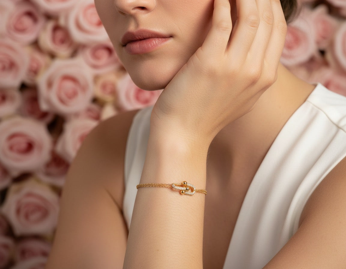 Lumière Link Crystal Bracelet