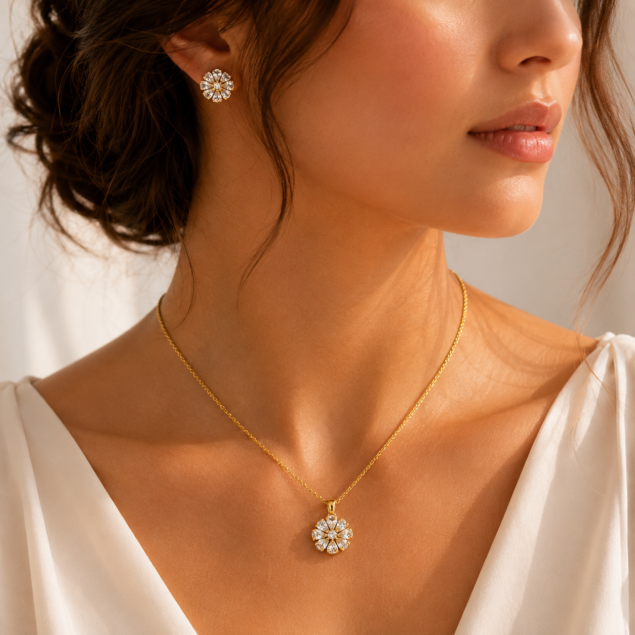 Bloom Crystal Floral Set