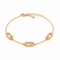 Pavé Link Station Bracelet