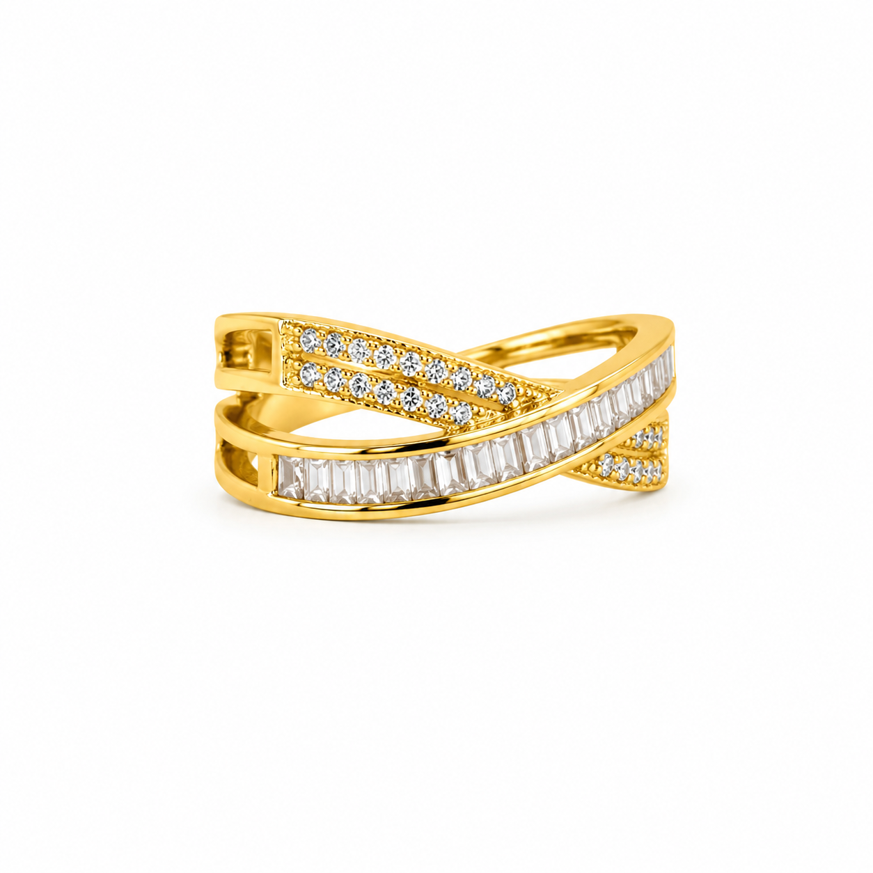 Infinity Crystal Ring