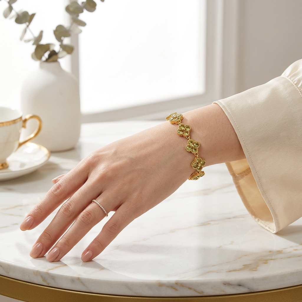 Golden Petal Bracelet