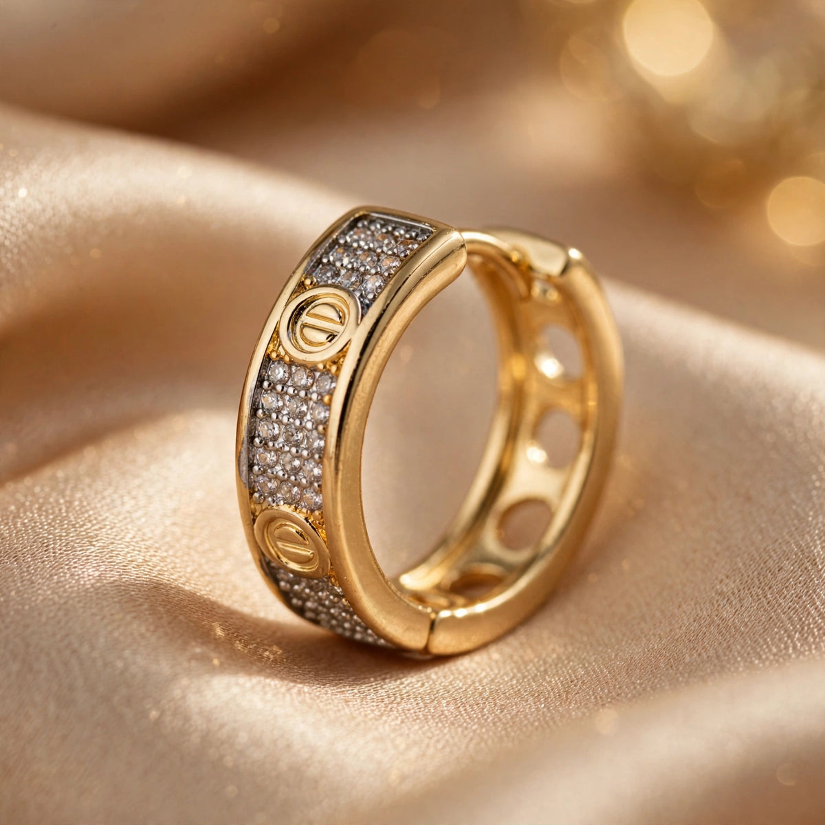 The Lumière Pavé Earrings