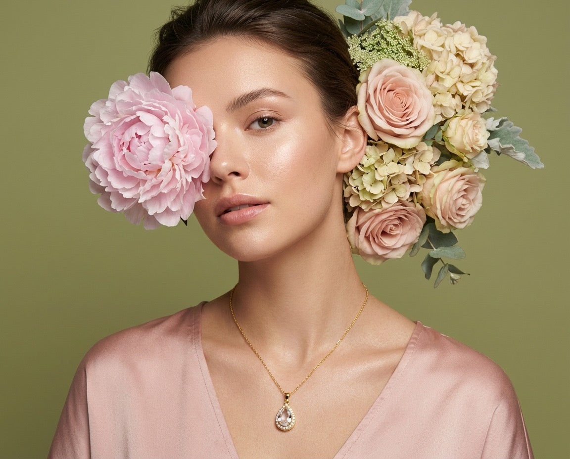 Luxe Pear Drop Necklace