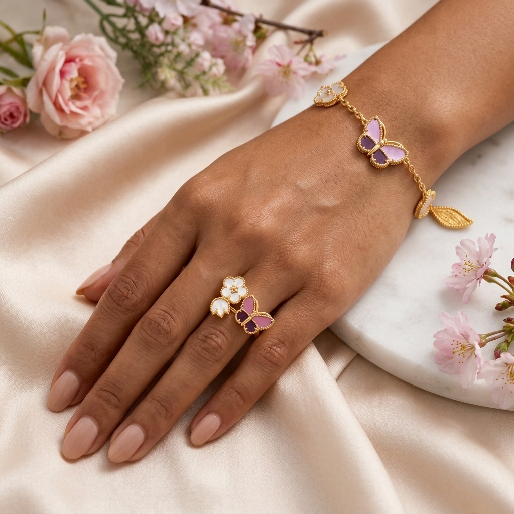 The Secret Garden Butterfly Bracelet