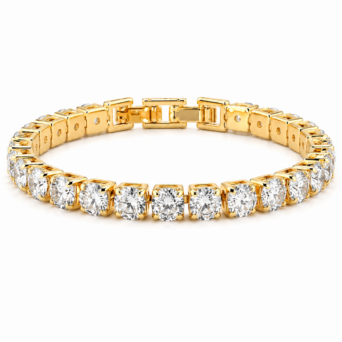 Monaco Wide Tennis Bracelet
