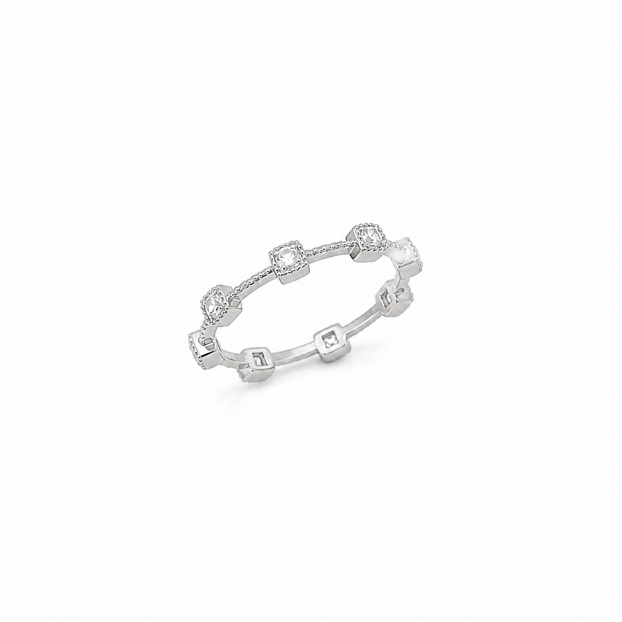 Princess Cut Eternity Ring