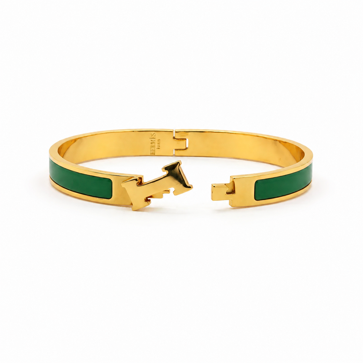 Emerald Equestrian Cuff Bracelet