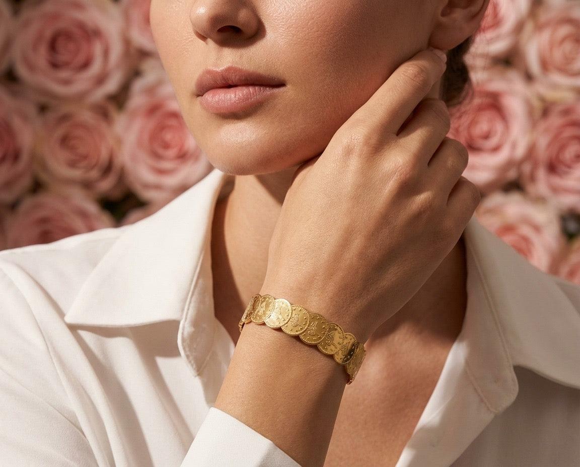 Valencia Coin Statement Ring