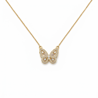 Mini Butterfly Pendant Necklace
