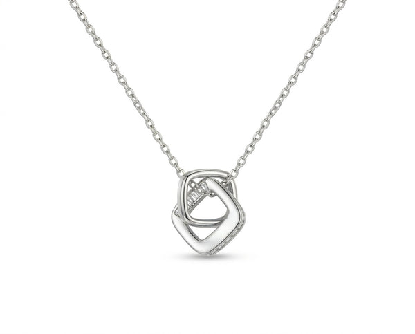 Luxe Intertwined Heart Necklace