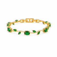 Emerald Blossom Bracelet