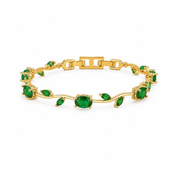 Emerald Blossom Bracelet