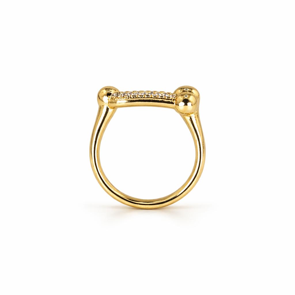 Celeste Bar Gold Ring