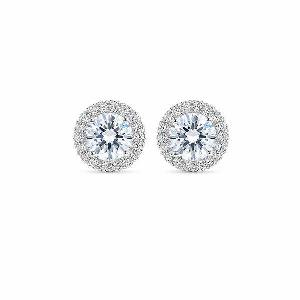 Celeste Halo Stud Earrings