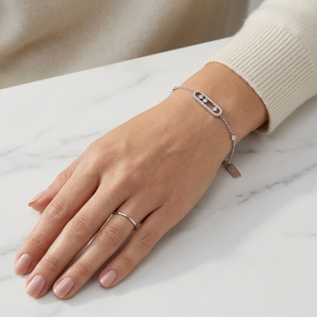 The Masterpiece Motion Chain Bracelet – Silver