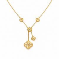 Lumière Clover Drop Necklace