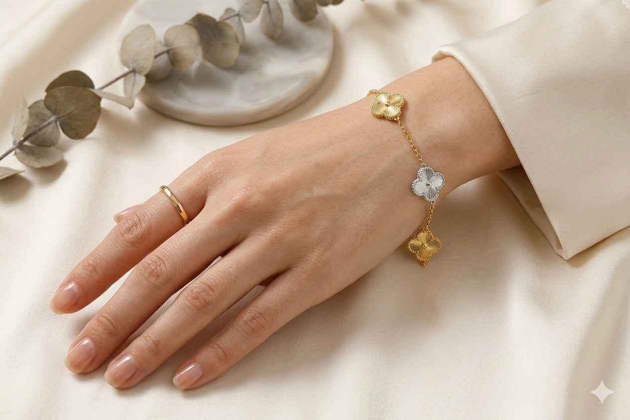 Dual Clover Bracelet