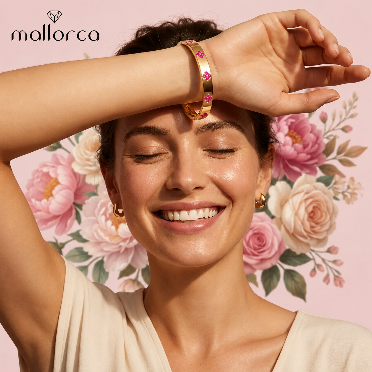 Fuchsia Bloom Bangle