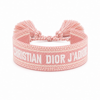 Blush Pink Woven Adjustable Bracelet