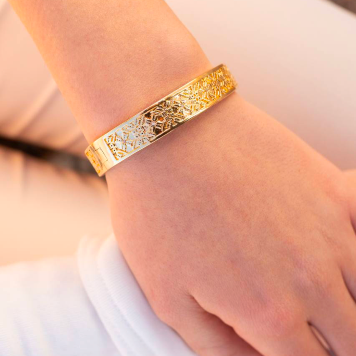 Palestinian Embroidery Bangle