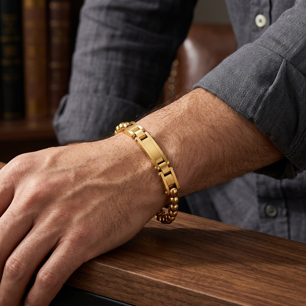 Monarch Gold Men’s Bracelet