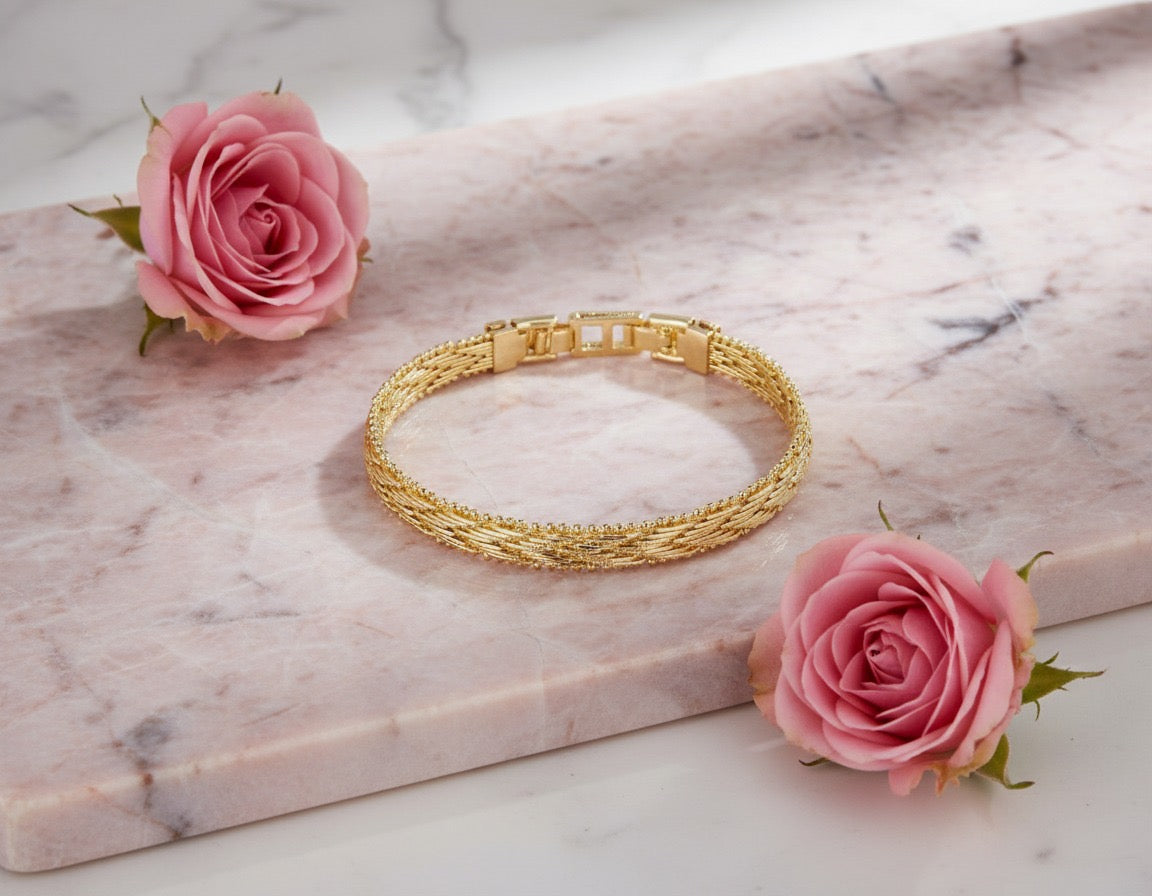 Gold Weave Luxe Bracelet