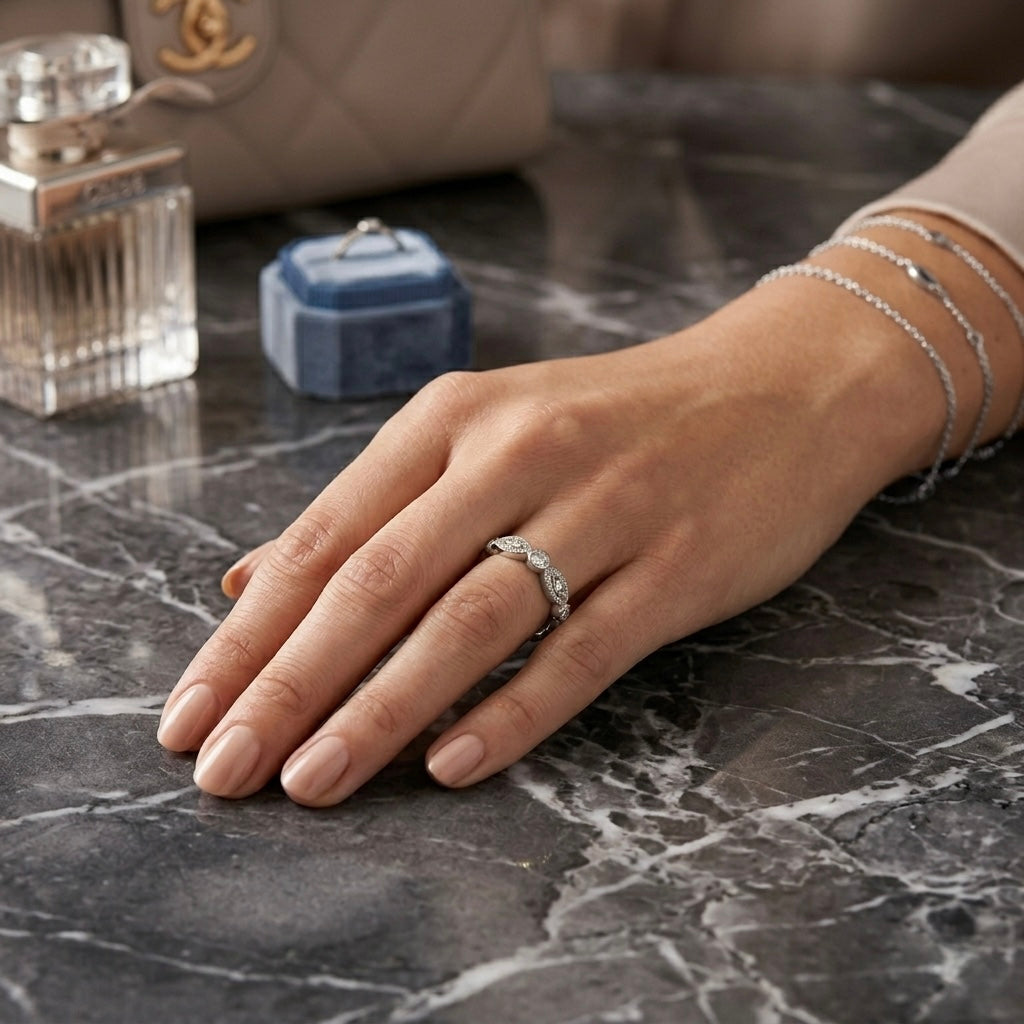 Crystal Vine Ring