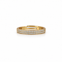 Éclat Crystal Band Ring