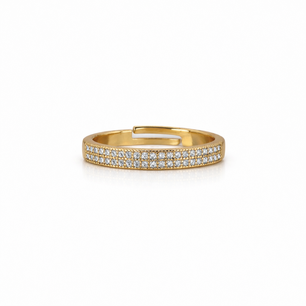 Éclat Crystal Band Ring