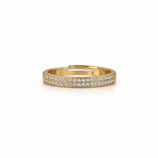 Éclat Crystal Band Ring
