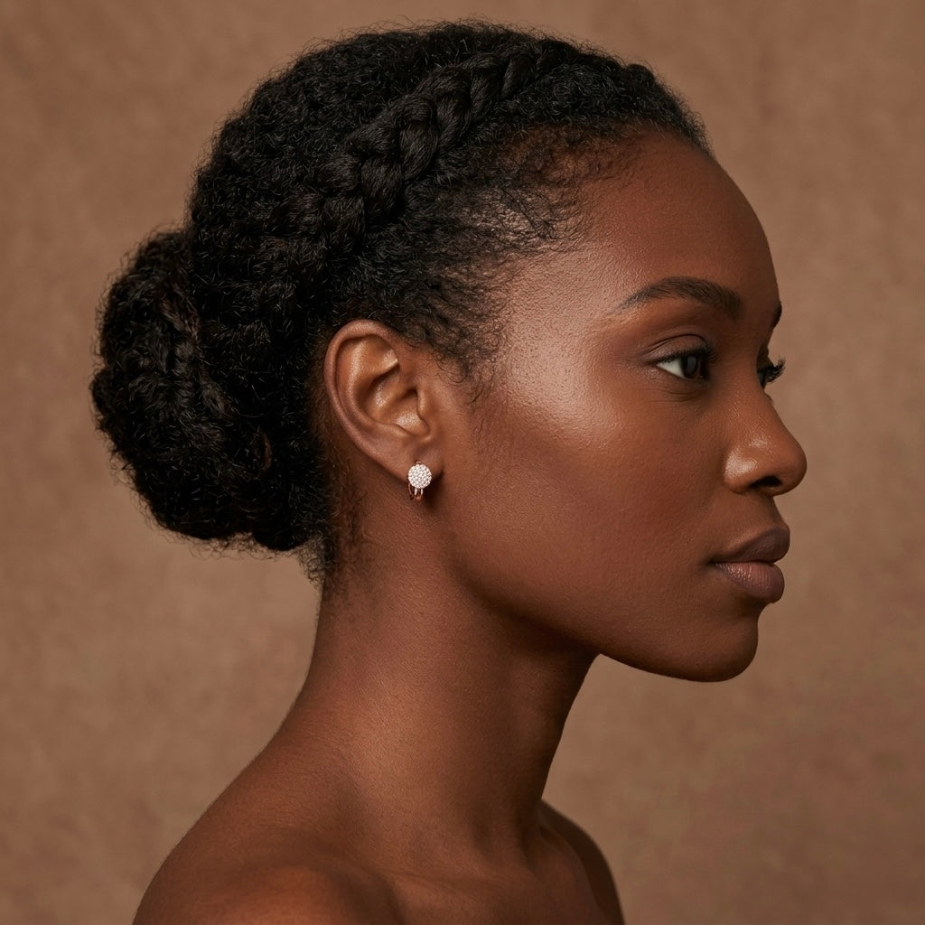 Celeste Pavé Hoop Earrings