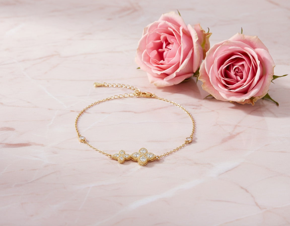 Valencia Triple Crystal Bracelet