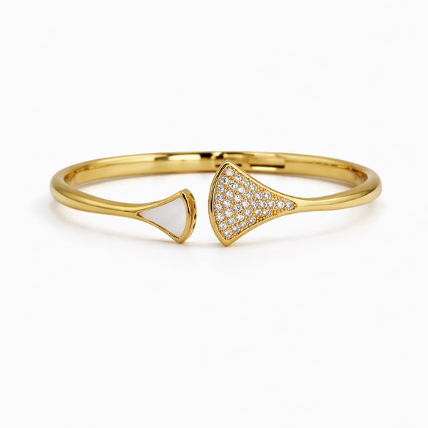 Serena Pavé Gold Bangle