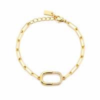 Golden Embrace Link Bracelet