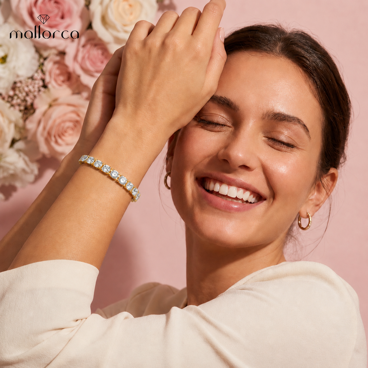 Monaco Wide Tennis Bracelet